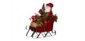 Коледна декоративна фигура Дядо Коледа с шейна 40см , снимка 1 - Декорация за дома - 34748858