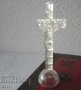 Няколко: Кръст метал религия, разпятие, за стена, настолен прозрачен, снимка 6