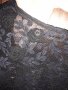 Дамско дантелено боди дълъг ръкав S-M, еластично, снимка 5