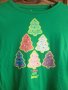 зелена коледна блузка, снимка 2
