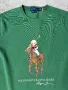 Polo Ralph Lauren bear player print t-shirt in green М, снимка 3