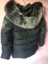  Дамско НОВО зимно яке с качулка от еко пух - XS/S, снимка 7