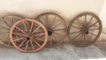 масивни колела от каруца - огромни , снимка 10