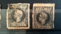 Spain War stamp - ladys head 1898-99 recargo black 1898 5c stamps