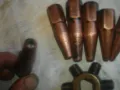 6 броя Оригинални немски контактни дюзи за оксиженна горелка газо-кислородно-ацетиленово заваряване, снимка 11