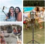 Нов Селфи стик и статив за телефон 51", завъртане на 360°, дистанционно, снимка 3