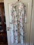 нова феерична дълга висока талия елегантна женствена рокля Reserved флорален принт цветя . , снимка 10