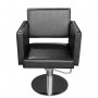 Професионален фризьорски стол М404 - черен, снимка 2