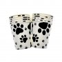 Парти чаши за рожден ден на домашен любимец с принт на лапички Аксесоари за рожден ден на куче/коте, снимка 1 - За кучета - 38652055