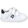Бели бебешки обувки Унисекс със сиво лого BUBBLE KIDS, снимка 3