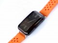 Оранжева силиконова каишка за часовник Huawei Fit, снимка 2