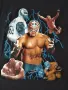 WWE Rey Mysterio Мъжка Черна Keч Тениска Размер S Къс Ръкав, снимка 1