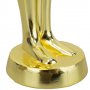 Статуетката Оскар 21.5 см от метал имитиращ злато. Подходяща за награждаване на участниците в творче, снимка 3