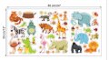 Джунгла много Диви Животни стикер постер лепенка за стена и мебел детска самозалепващ, снимка 3