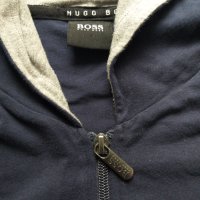 hugo boss jacket hooded - страхотно мъжко горнище КАТО НОВО, снимка 2 - Спортни дрехи, екипи - 40580781