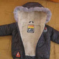 Плътно яке с подплата и качулка 68 размер, снимка 2 - Бебешки якета и елеци - 26696960