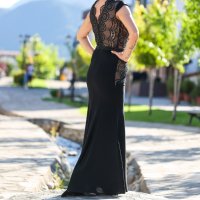 Черна, официална рокля, снимка 2 - Рокли - 44017895