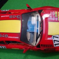 Метална количка Ferrari 348 race 1 :18 Bburago 1989 г., снимка 5 - Колекции - 24629196