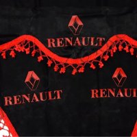Комплект черни пердета с червени пискюли и лого, снимка 7 - Аксесоари и консумативи - 27639595