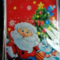 Коледни найлонови торбички, снимка 3 - Коледни подаръци - 43146623