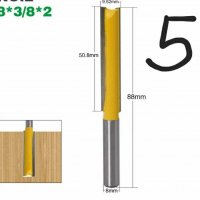 Прав фрезер 8 мм,12 мм и 1/2" опашка, снимка 6 - Други инструменти - 19346921
