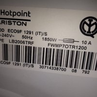  Продавам на части пералня Hotpoint-Ariston ECO9F-1291, снимка 3 - Перални - 35583089