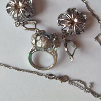 Комплект със сиви перли, снимка 3 - Бижутерийни комплекти - 35602868