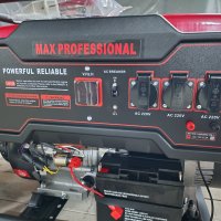 Max Professional Професионален Генератор за ток 7.5kw монофазен с ел. стартер 100% медни намотки!!!, снимка 1 - Генератори - 43473041