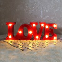 ПРОМО! Светеща фигура LED нощна Лампа Love Звезда Облак Елен, снимка 2 - Лед осветление - 43173041