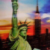 3D картина (30/40см) Статуята на Свободата, снимка 8 - Картини - 39266761