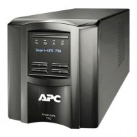 UPS APC SMT750IC/750VA/6x IEC C13/SmartSlot/LAN/LCD/2x нови батерии, снимка 1 - Работни компютри - 38552910