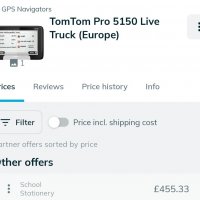 TomTom Professional 5150 Truck Live Europe 45 Countries Live Traffic, снимка 14 - TOMTOM - 36960988