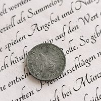 Монета - Трети райх - Германия - 1 пфениг | 1944г.; серия G, снимка 2 - Нумизматика и бонистика - 43157154
