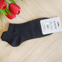 2184 Черни спортни чорапи за маратонки, снимка 1 - Мъжки чорапи - 33004737