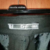 Дамски панталон с колан и басти Тrf, снимка 5 - Панталони - 28511342