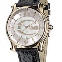 Черен часовник Just Cavalli , снимка 1 - Дамски - 33499008