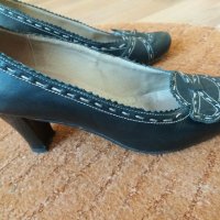 Дамски обувки естествена кожа, снимка 2 - Дамски обувки на ток - 37820016