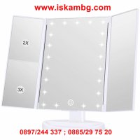 Настолно LED огледало с 3 увеличителни огледала код 2236, снимка 3 - Други - 28403772
