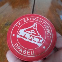 Стара подложка за чаши ТК Балкантурист Правец, снимка 2 - Други ценни предмети - 43853189