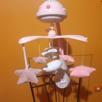 Canpol babies Музикална въртележка с проектор 0м+ Розова 75/100, снимка 1 - Музикални играчки - 43723126