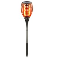 🔥 Соларна LED лампа имитираща огън със светлинен сензор, снимка 3 - Лед осветление - 42989287