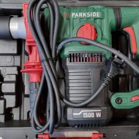 Мощен Перфоратор Къртач PARKSIDE 1500W SDS, снимка 3 - Бормашини - 38986391