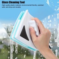 Уред за почистване на прозорци от двете страни с магнит DOUBLEFACED GLASS CLEANER, снимка 1 - Други - 38911568