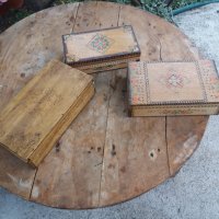 Стари дървени кутии, снимка 2 - Антикварни и старинни предмети - 33412733