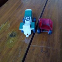 Стара играчка трактор #3, снимка 4 - Антикварни и старинни предмети - 27609272