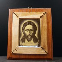 Светеща икона Исус Христос малка, снимка 2 - Икони - 42949467