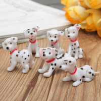 мини Далматинци малки кученца PVC 6 бр фигурки топери за игра и украса торта играчки, снимка 6 - Други - 19016009