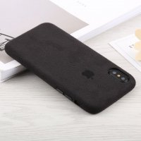 ЛУКС оригинален iPhone Алкантара кейс case за X XS MAX 7 8 Plus 6 6s , снимка 7 - Калъфи, кейсове - 26583808