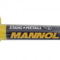 Епоксиден метален пластелин MANNOL 9928 Епоксидна шпакловка 56 гр., снимка 2 - Аксесоари и консумативи - 32916045