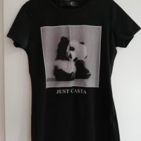 Тениска с панда Just casta, снимка 1 - Тениски - 28692148